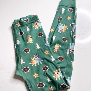 Hanna Andersson Green and White Leggings